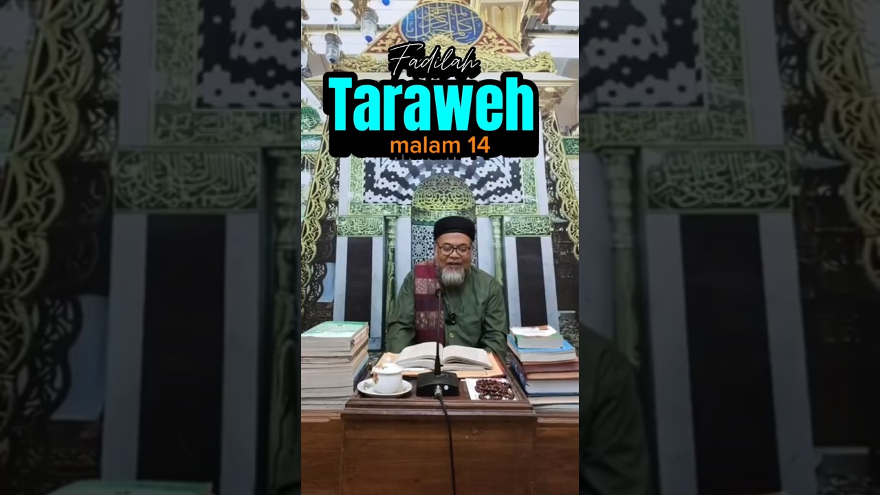Fadilah sholat tarawih di malam 14 /// ngaji Bareng Mbah Dimyati Tulungagung