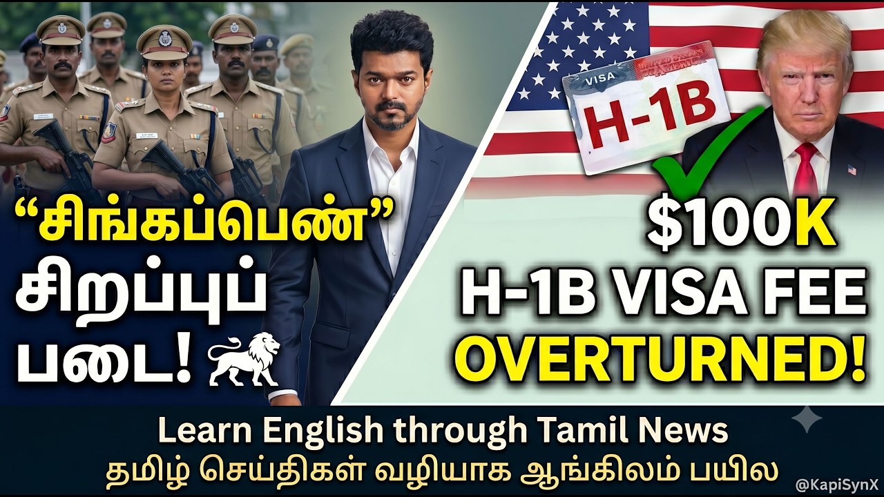 Singappen Force | DMK Exits INDIA Bloc | H-1B Fee Relief | US-Iran Clash | US Apache Downed |June 10