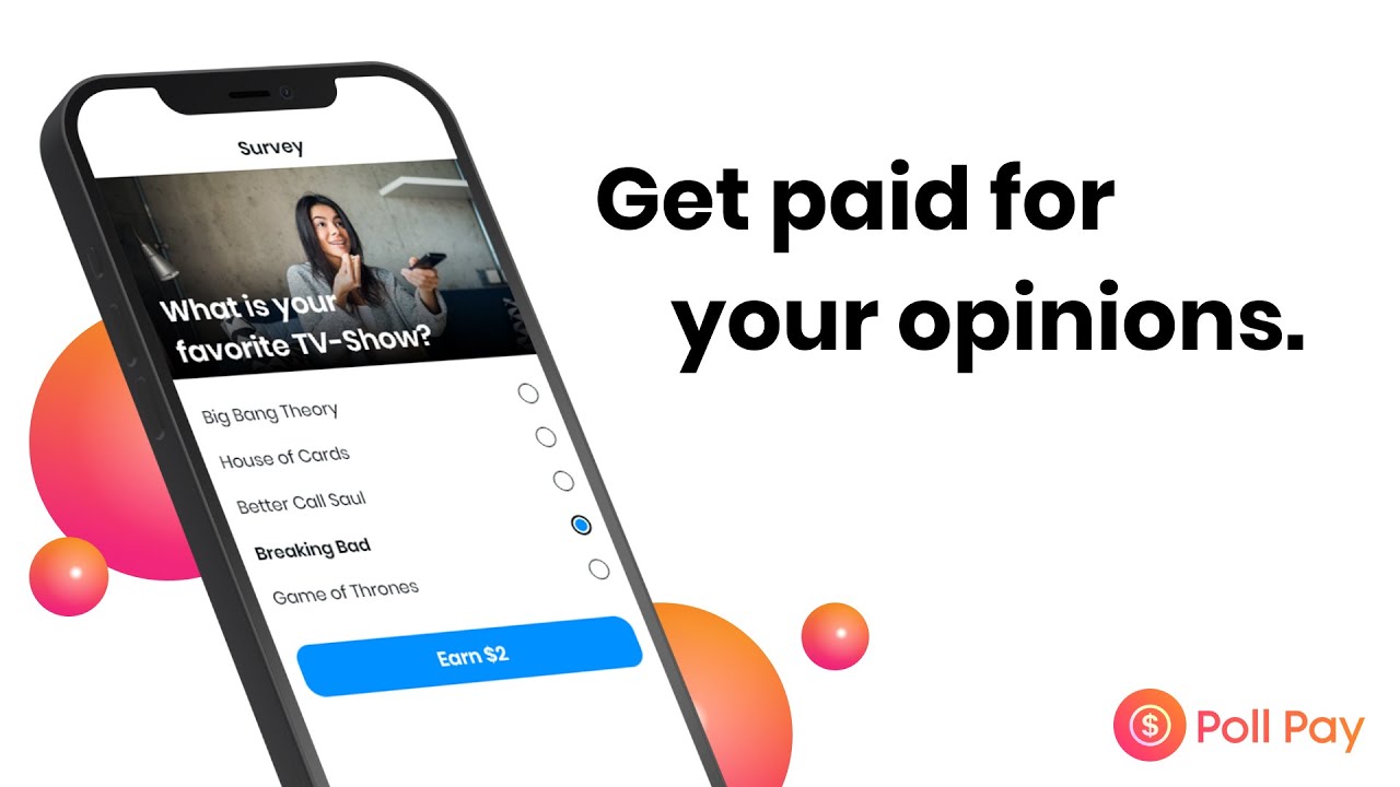 Poll Pay: Make money & free gift cards cash app