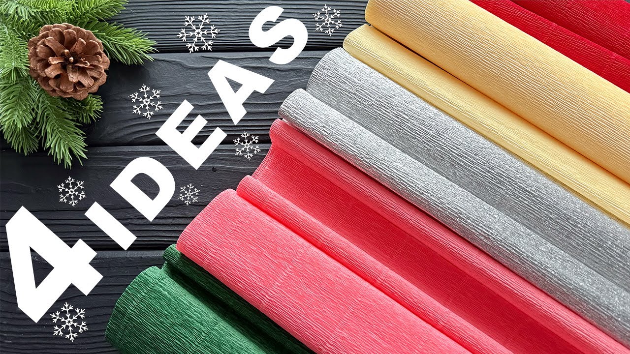 4 IDEAS 🎄❄️ Christmas Craft Ideas Christmas Decorations