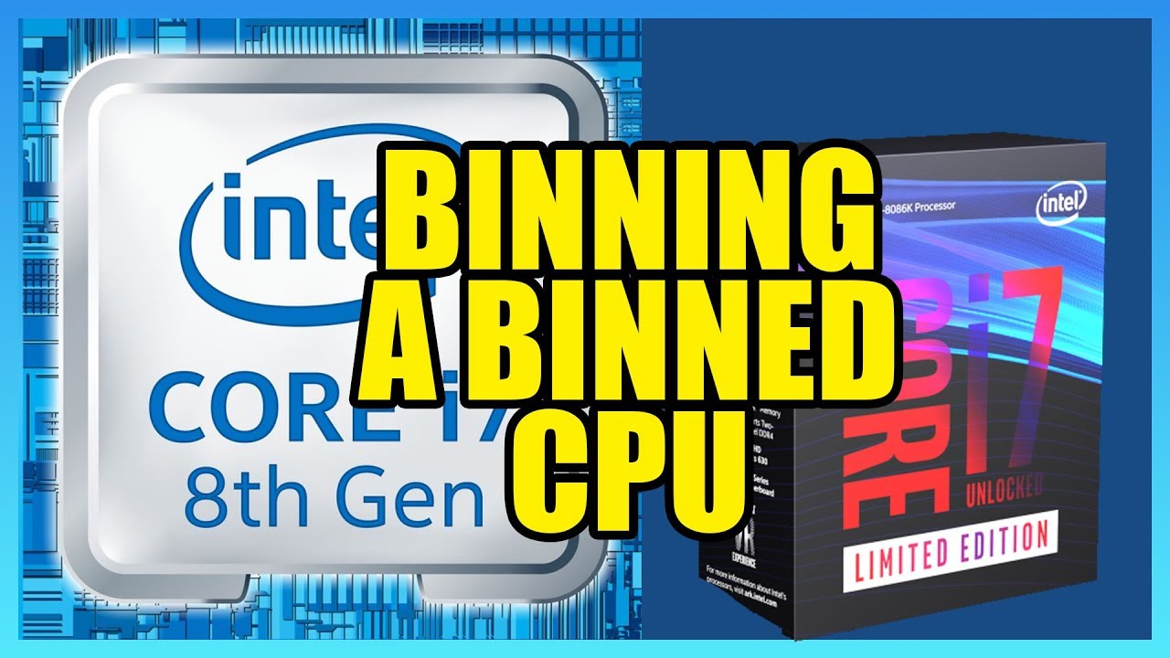 Binning a CPU: Volt-Frequency Curve on an i7-8086K