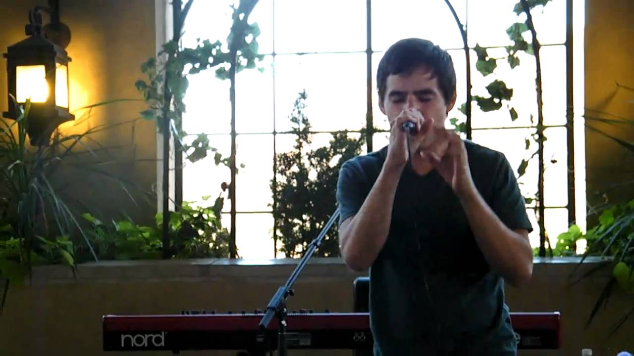 David Archuleta singing Things Are Gonna Get Better-Patio Party S.Jordan UT