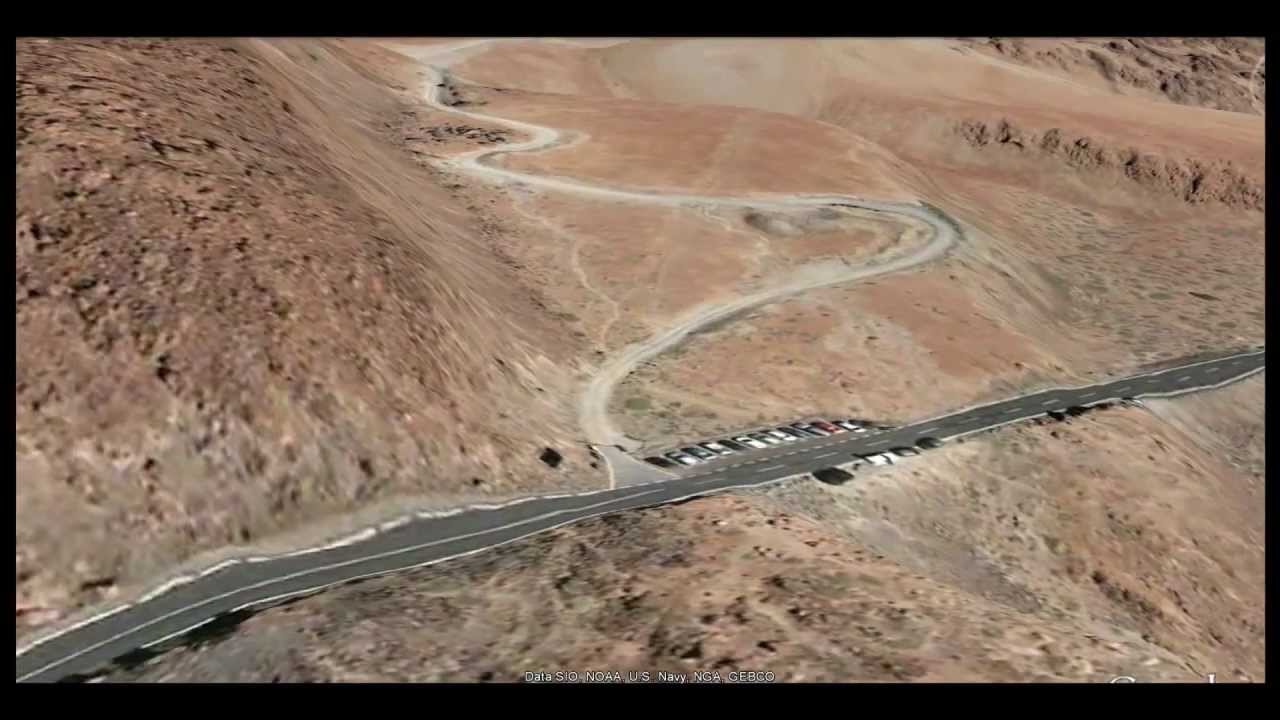 Subida al Teide. Simulación en Google Earth