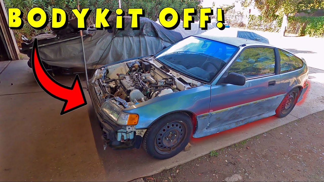 Removed The BODY KIT Off the New CRX HF ! !