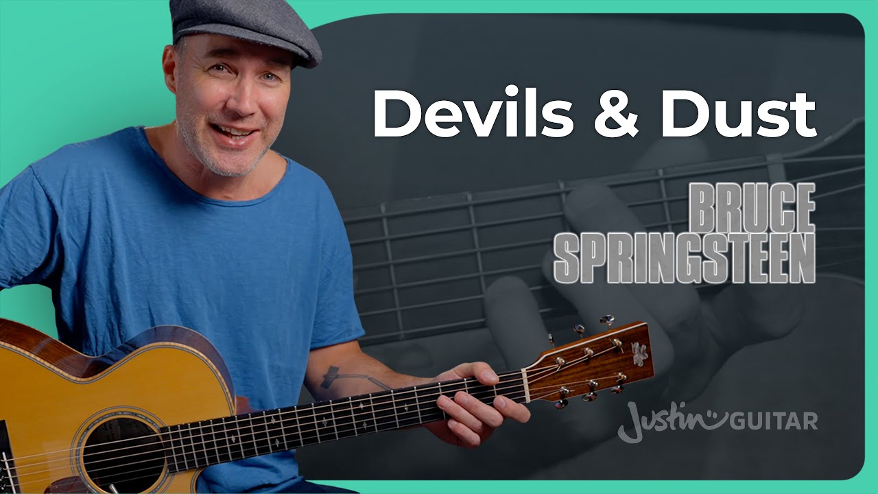 Devils And Dust by Bruce Springsteen | Drop D Tuning Guitar Lesson