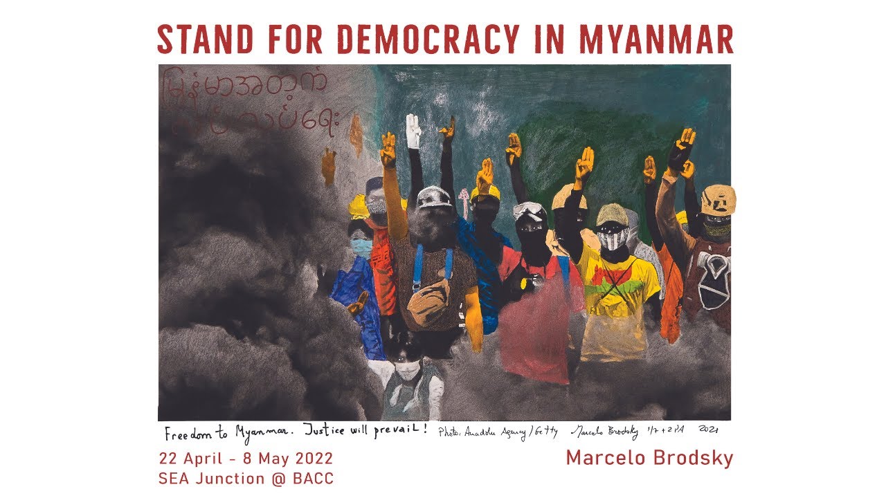 Slideshow - Exhibition &ldquo;Stand for Democracy in Myanmar&rdquo;