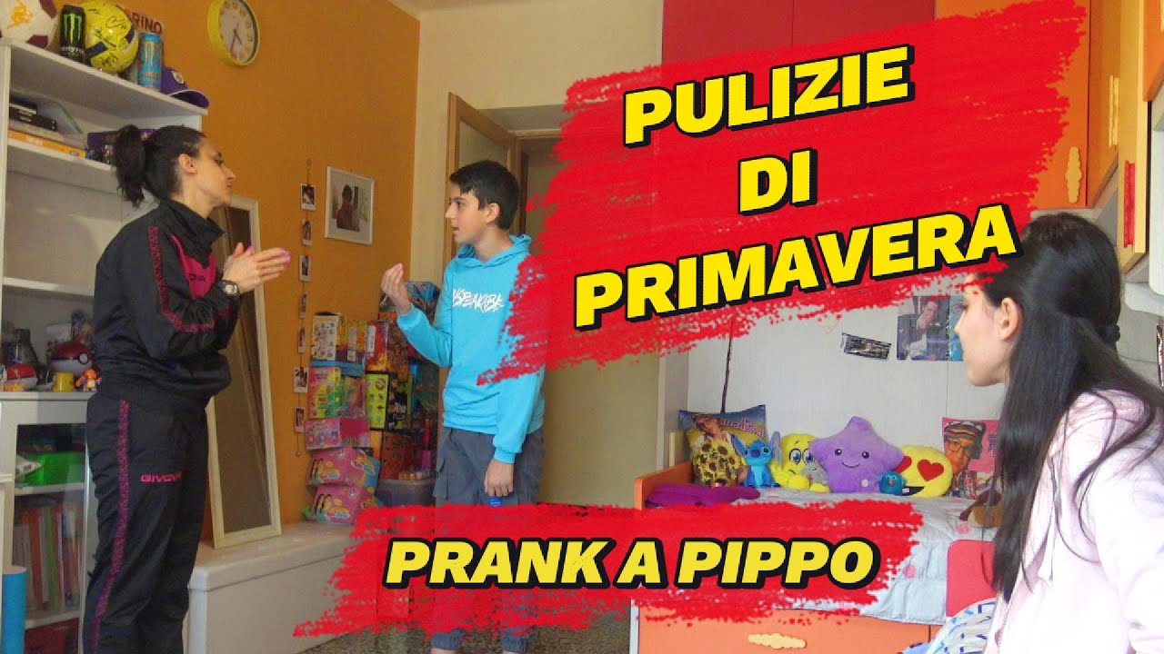 SCHERZO A PIPPO: PULIZIE DI PRIMAVERA... 😂🌸 *con sorpresa finale Panini*