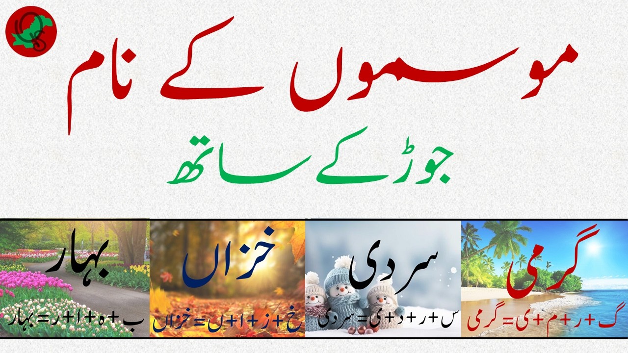 Names of four seasons | Summer, Winter, Autumn, Spring | In Urdu