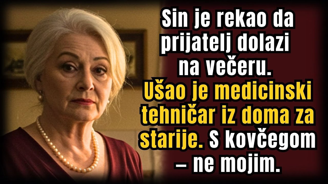 Moj sin je rekao da mu prijatelj dolazi na večeru... ali bio je to bolničar iz doma za starije