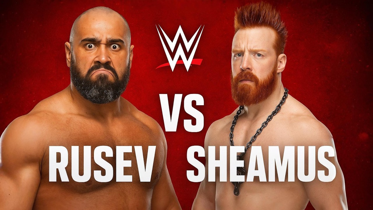 Sheamus vs. Rusev - One on One No Holds Barred Match Clash in Paris 2025 : WWE 2K25