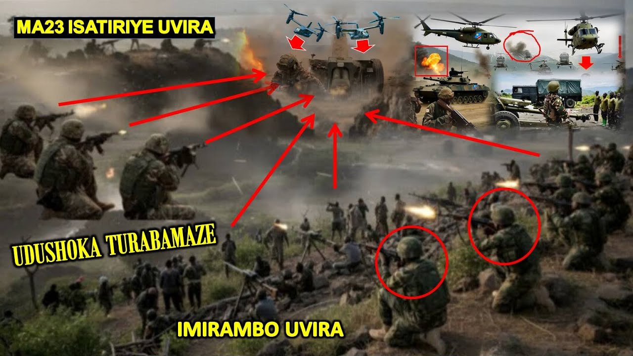 ⛔LE24/1/26 #MA23 ISATIRIYE #UVIRA. AMBUSHI IRASIWEMO ABARUNDI 14 MURI FIZI.DRONE ZIRASHE ABASIVILE