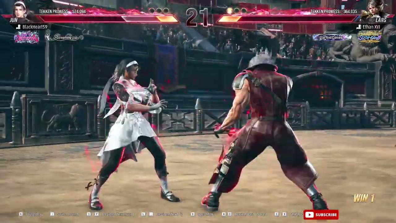 BLACKHEART59_ (JUN) VS ETHAN XVI (LARS) IN TEKKEN 8 🔥 | TEKKEN 8 HIGH LEVEL RANK MATCHES 🔥