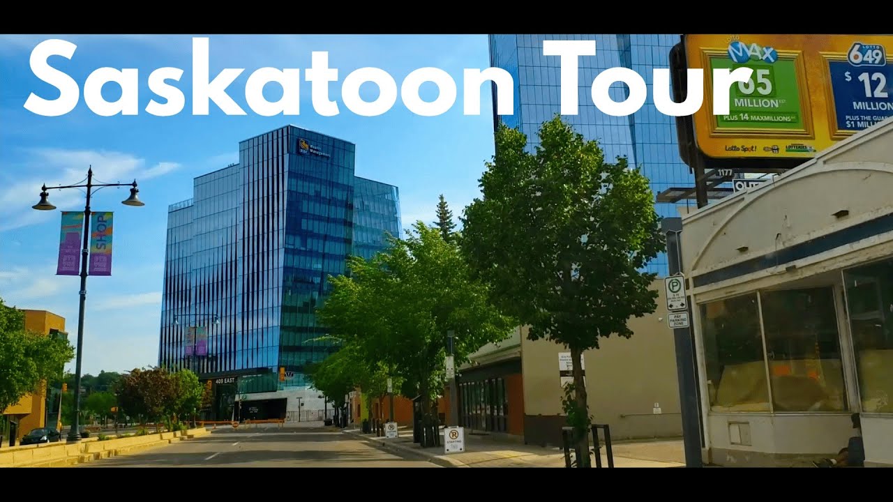 Saskatoon, Saskatchewan | Full Downtown Tour I 4K