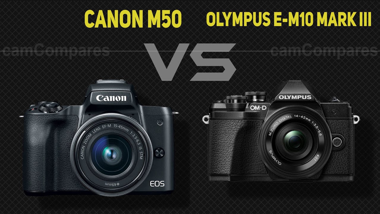 Canon M50 vs Olympus E-M10 Mark III  [Camera Battle]