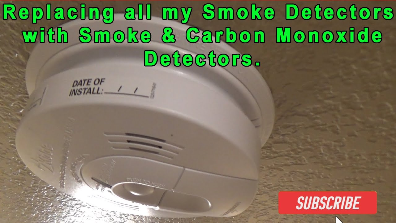 Replacing my 23-year-old Smoke Detectors with Smoke & Carbon Monoxide Detectors.