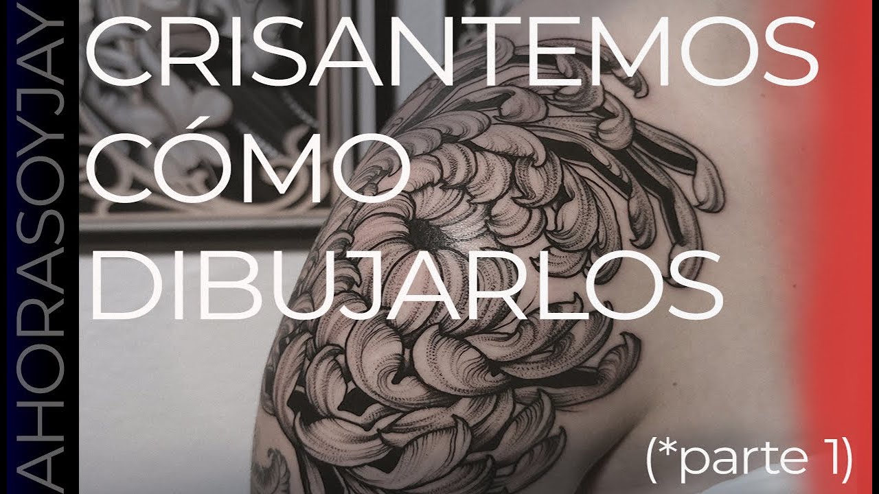 🌺 CÓMO DIBUJAR CRISANTEMOS / NEOTRADICIONAL - NEOTRADITIONAL DRAW