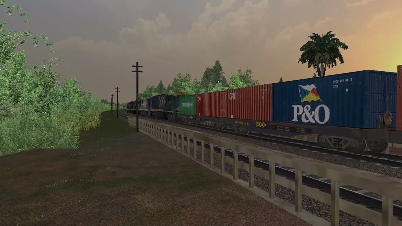 Trem de Carga  geral  da mrs saindo do P1-7 sentido Bom jardim de Minas Liderado por uma SD40-3 MP