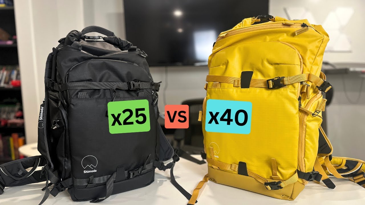 Shimoda Action v2 — сравнение комплектаций x25 и x40