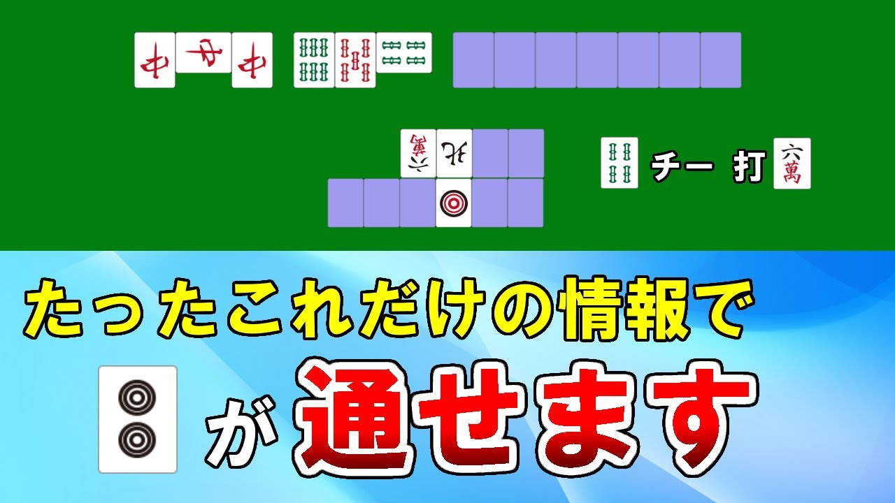 【麻雀講座】手牌読みの思考プロセス【天鳳位】