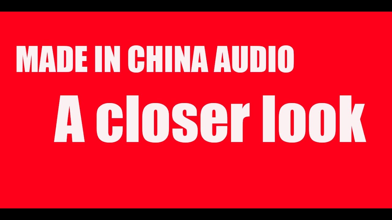Do you (or will you) buy Chinese audiophile products?