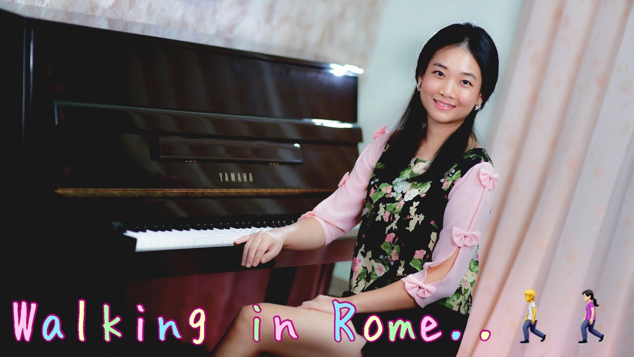 [Collab]Walking in Rome-Davide Riva Piano solo by YoshikoLP