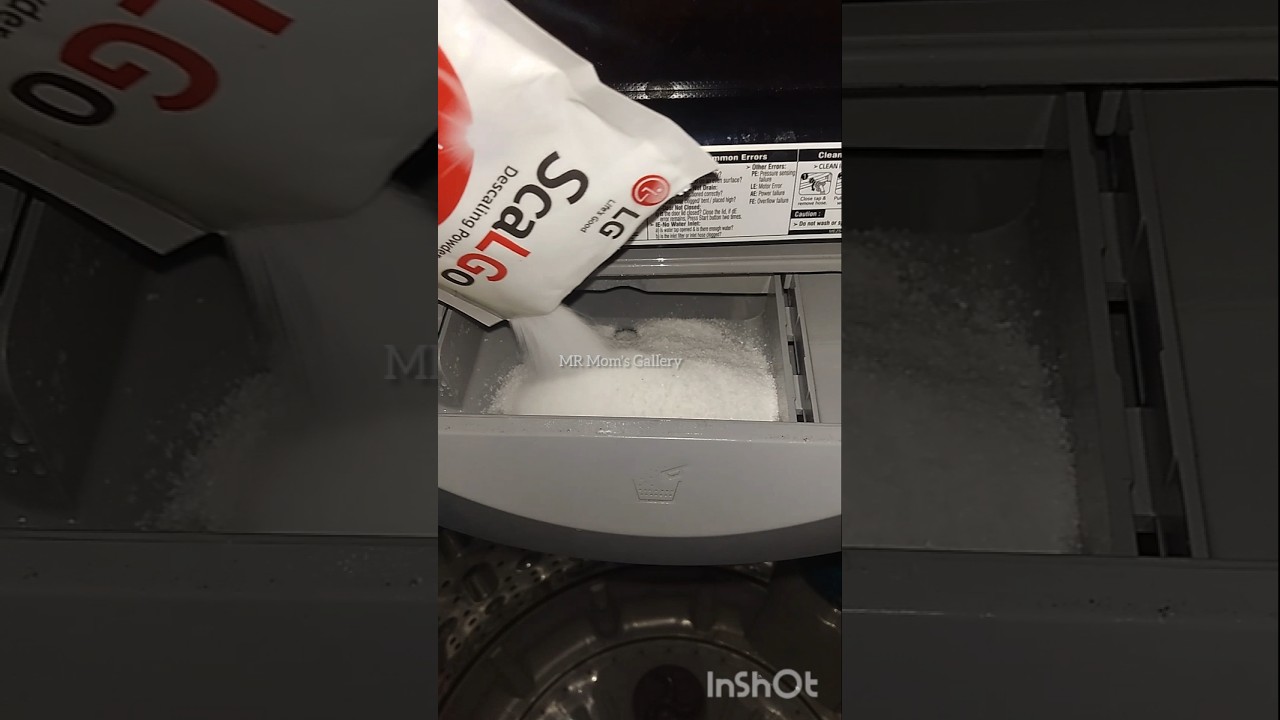 How to clean washing machine ||LG ScaLGo powder#shorts#shortsvideo
