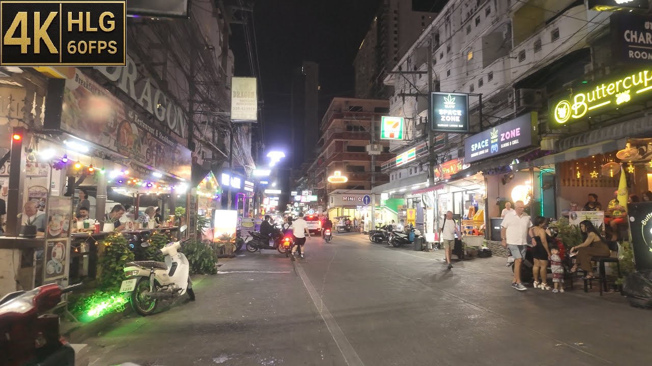 [4K HLG] Soi Diana | Soi Honey | Tree Town | Soi Skaw beach | Buakhao | Pattaya 🚶&zwj;♂WTube | 20260203