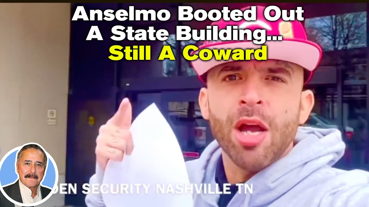 Anselmo Booted Out A State Building... Still A Coward!