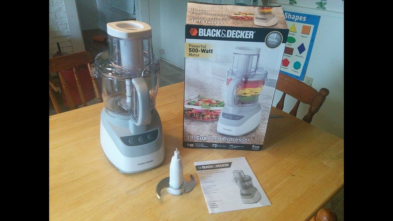 Распаковываем кухонный комбайн Black and Decker на 10 чашек!