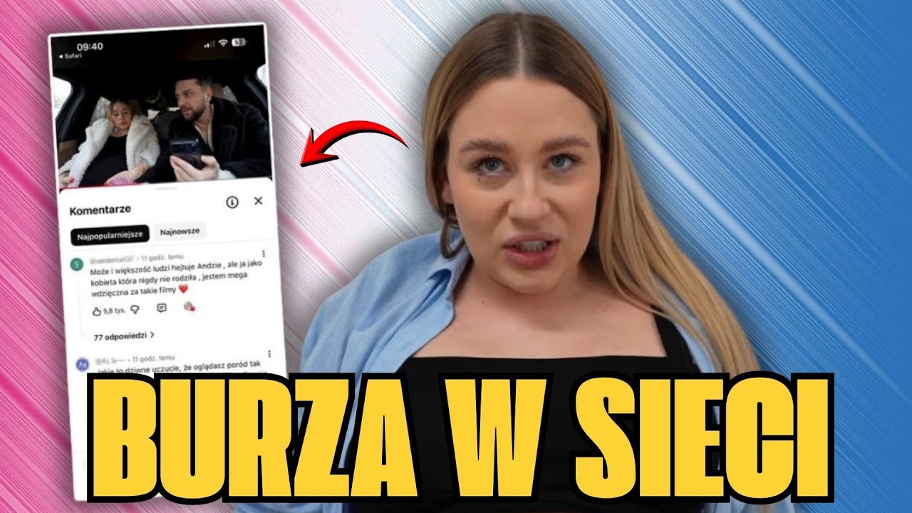 Andziaks pokazała poród. Burza komentarzy w sieci