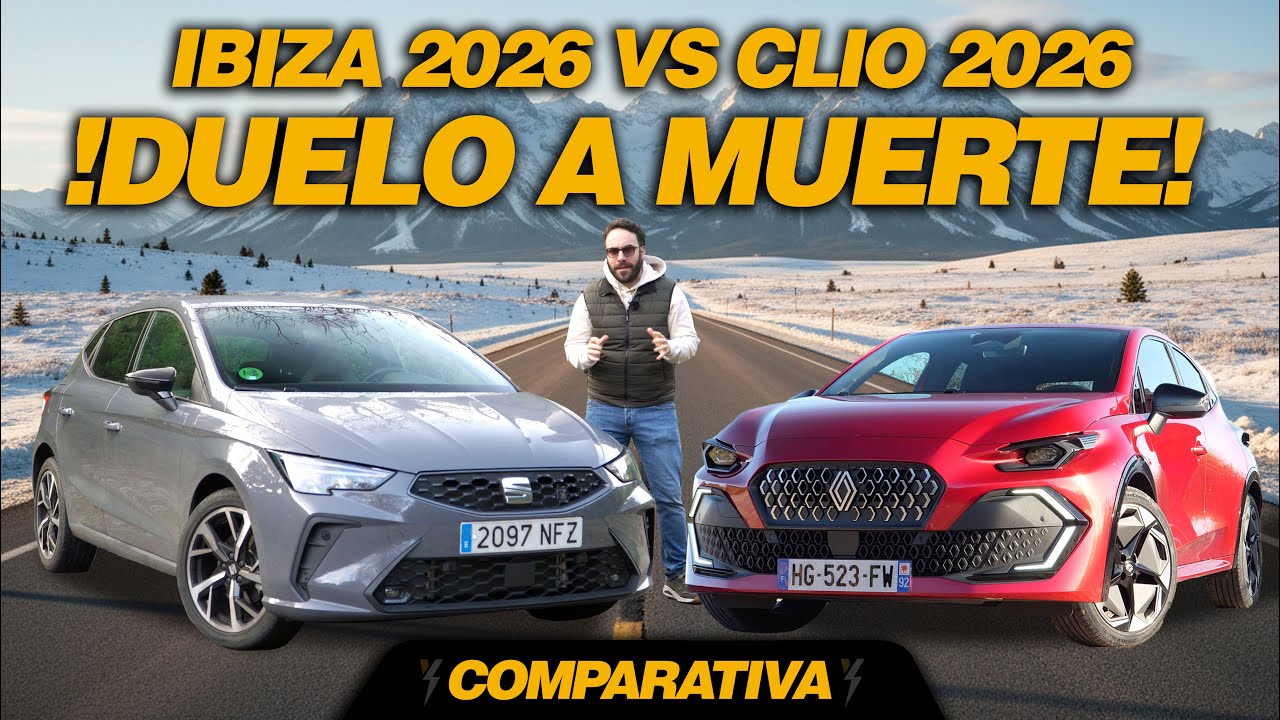 Renault Clio 2026 vs Seat Ibiza 2026: ¡El segmento B sigue vivo! 👌🏽