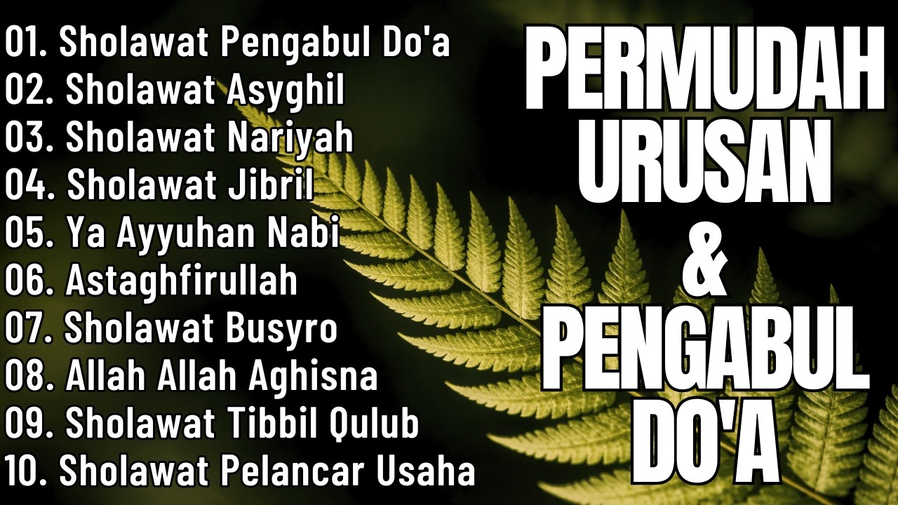 SHOLAWAT NABI TERBARU 2026 PALING BANYAK DICARI | FULL ALBUM | SHOLAWAT JIBRIL PENARIK REZEKI,BUSYRO