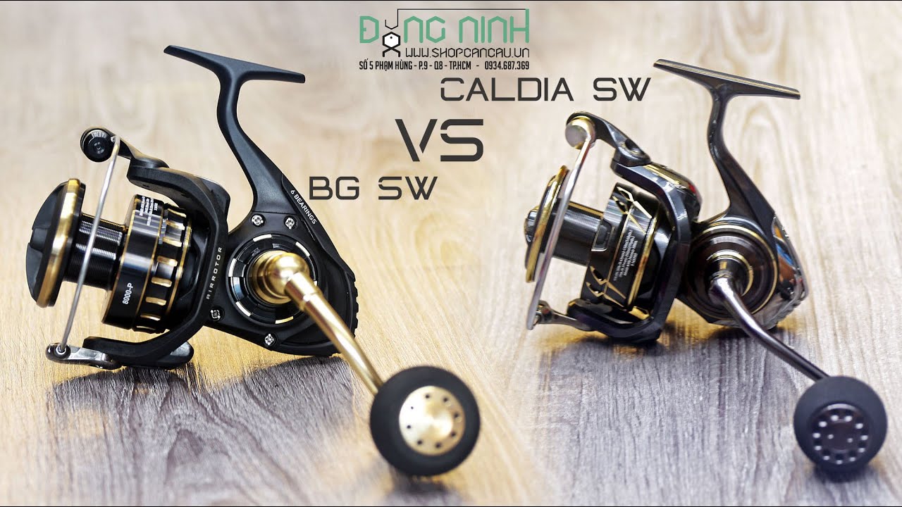 Daiwa BG SW vs Caldia SW : truyền thống và hiện đại !!!