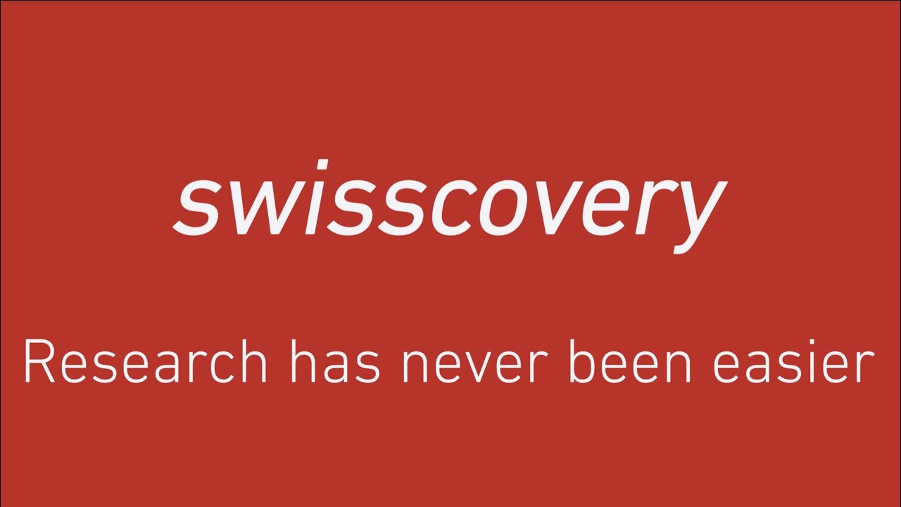Swisscovery @ ETH Library