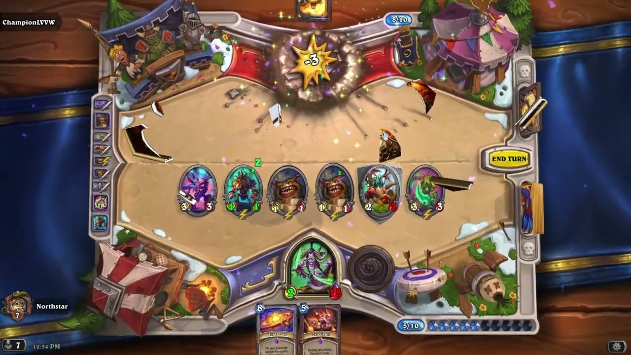 Close Demon Hntr v Mage- Northstar Plays: Hearthstone (Ep30, Series 2)