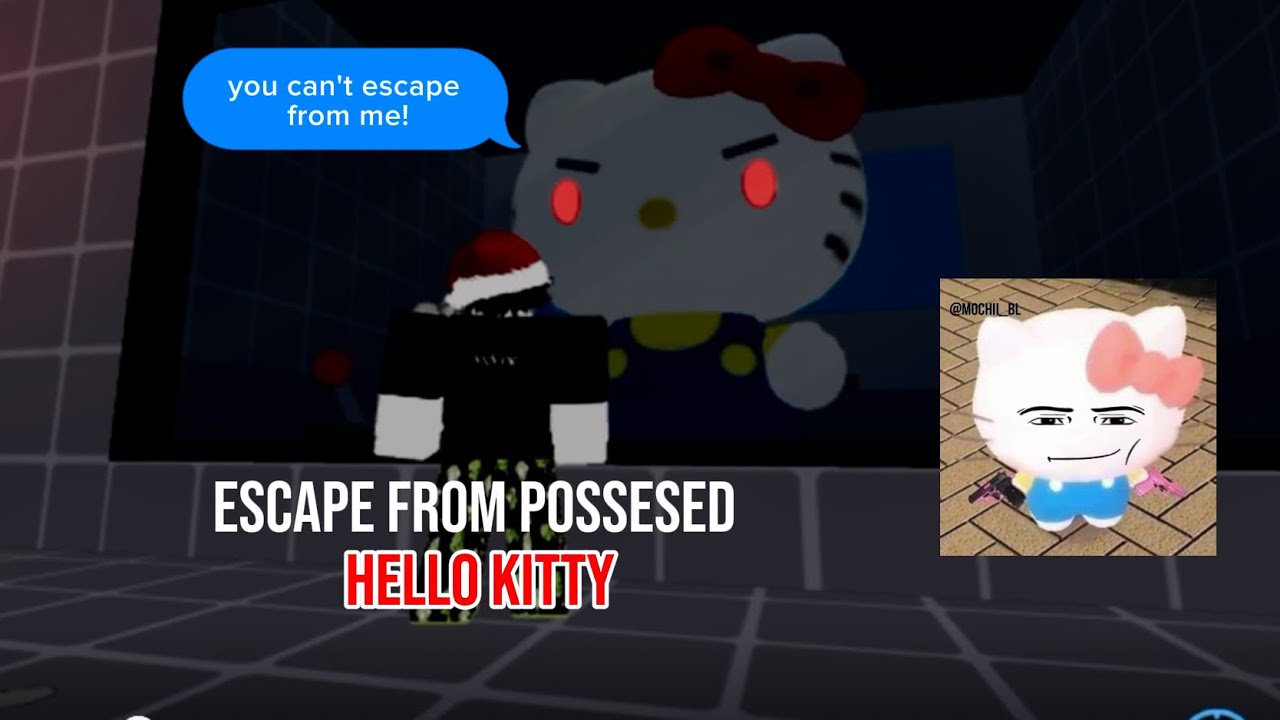EVIL HELLO KITTY ESCAPE 💀🙀!!