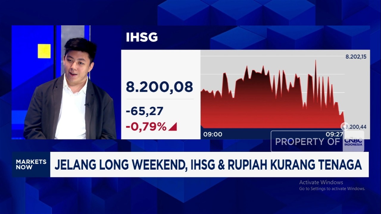Sentimen ini Bikin IHSG & Rupiah Tertahan di Zona Merah Sambut Libur Panjang