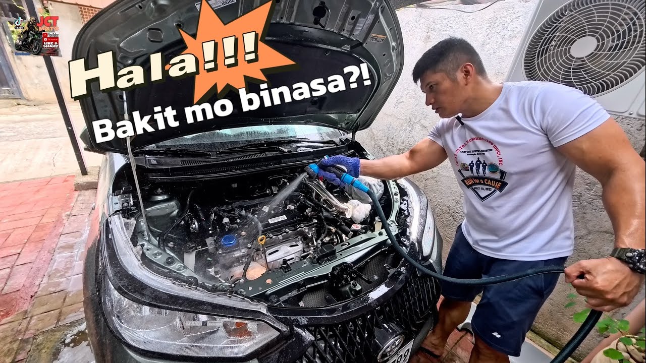 Paano mag engine wash ng sasakyan?  Toyota Vios Engine Wash/Detailing