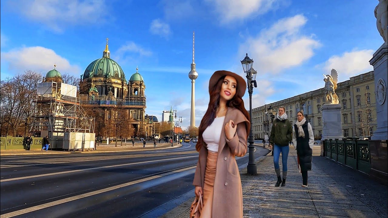 Government District in Berlin. Free Walking Tour in Berlin. Germany. Walk in Berlin Oranienburger