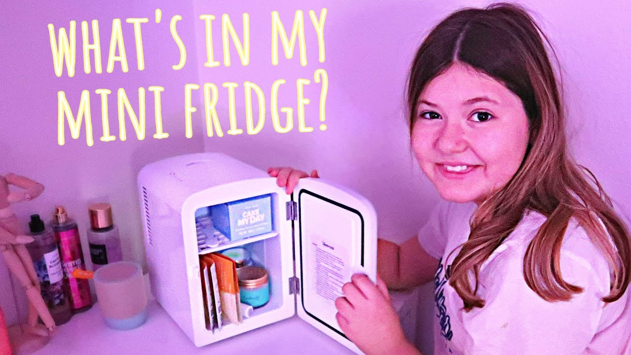 Shopping & Mini Fridge Tour & Skincare Routine! #1st Vlog