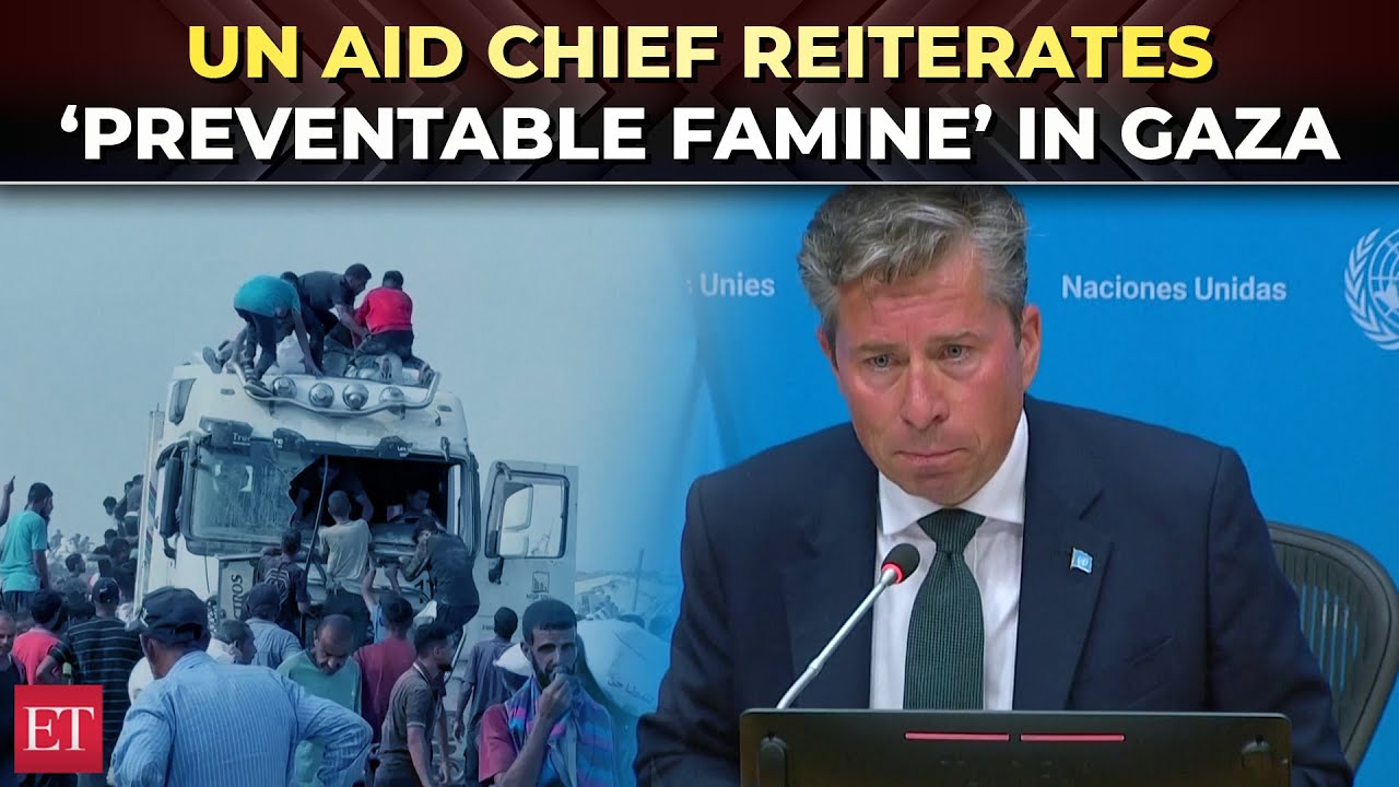 UN aid chief reiterates &lsquo;preventable famine&rsquo; in Gaza, calls for ceasefire and open crossings