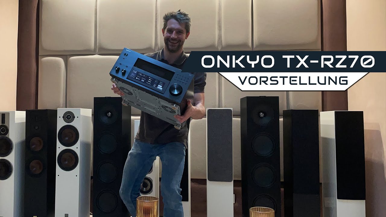 Onkyo TX-RZ70 11.2 Kanal Flaggschiff A/V Receiver mit Auro 3D & Atmos in unserer Video Vorstellung
