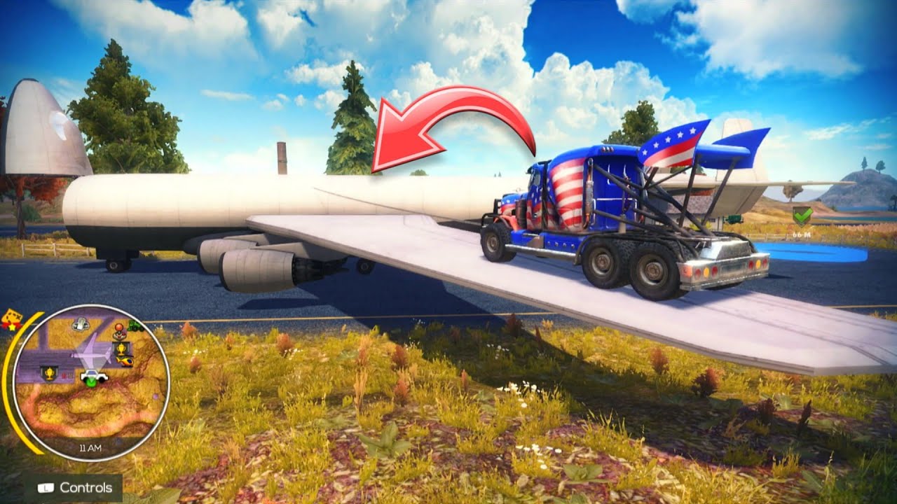 Maximus Truck Jumps & Lands On Cargo Plane | Off The Road Unleashed Nintendo Switch Gameplay HD