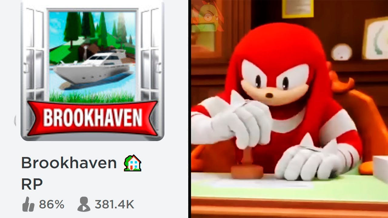 Knuckles Approves Your Favorite Roblox Game