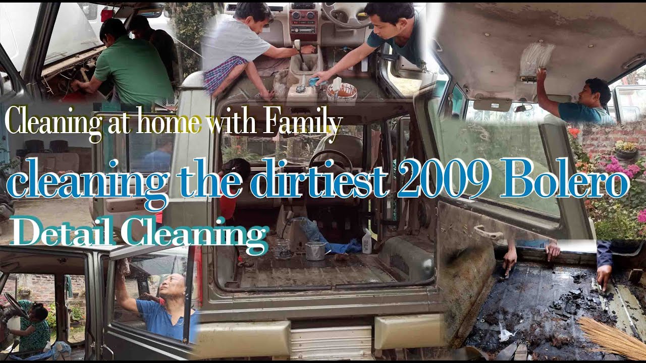 Watch the Dirtiest Bolero Being cleaned | Easy Method to Clean at Home | Stained with Greasy Oil |