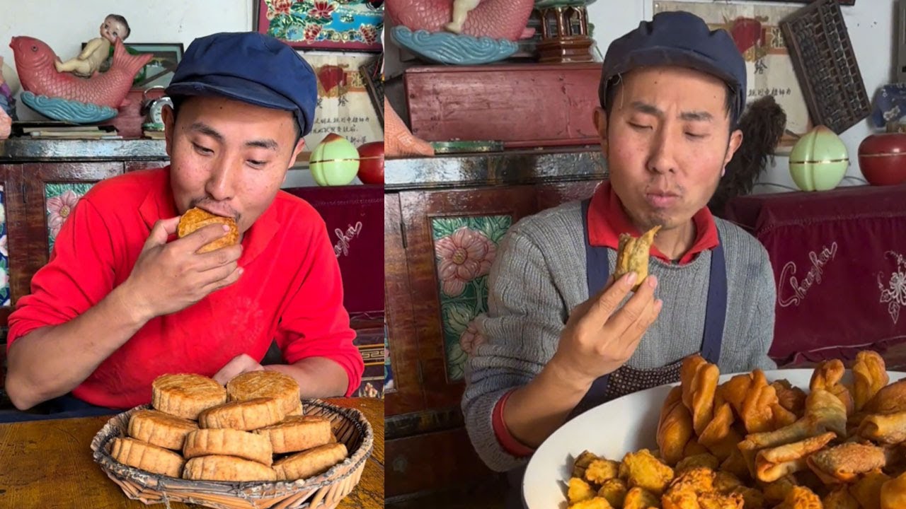 試試自己在家做月餅，做法簡單比買的還好吃#food #cooking #delicious