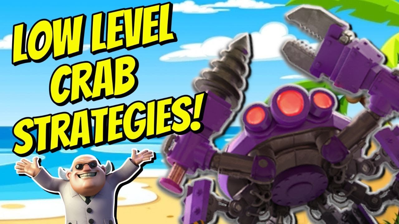 Boom Beach Mega Crab Strategies For Low Level Players