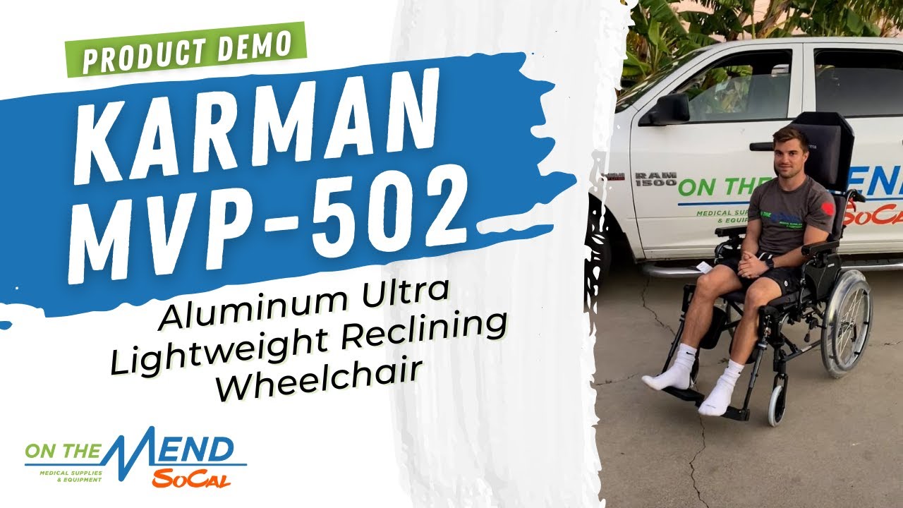 Karman MVP-502 Aluminum Ultra Lightweight Reclining Wheelchair Demo ♿️💚