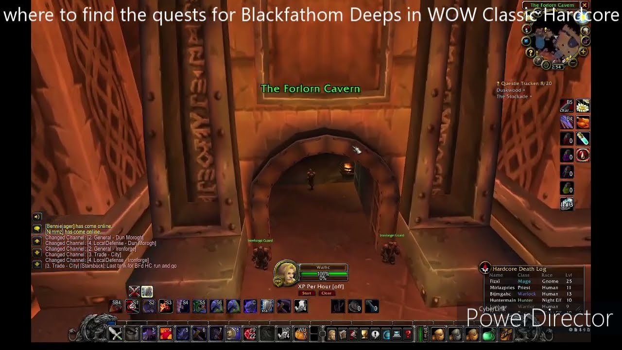 World of Warcraft Classic Hardcore: Blackfathom Deep Quest Location Guide - Unveiling All Quests.