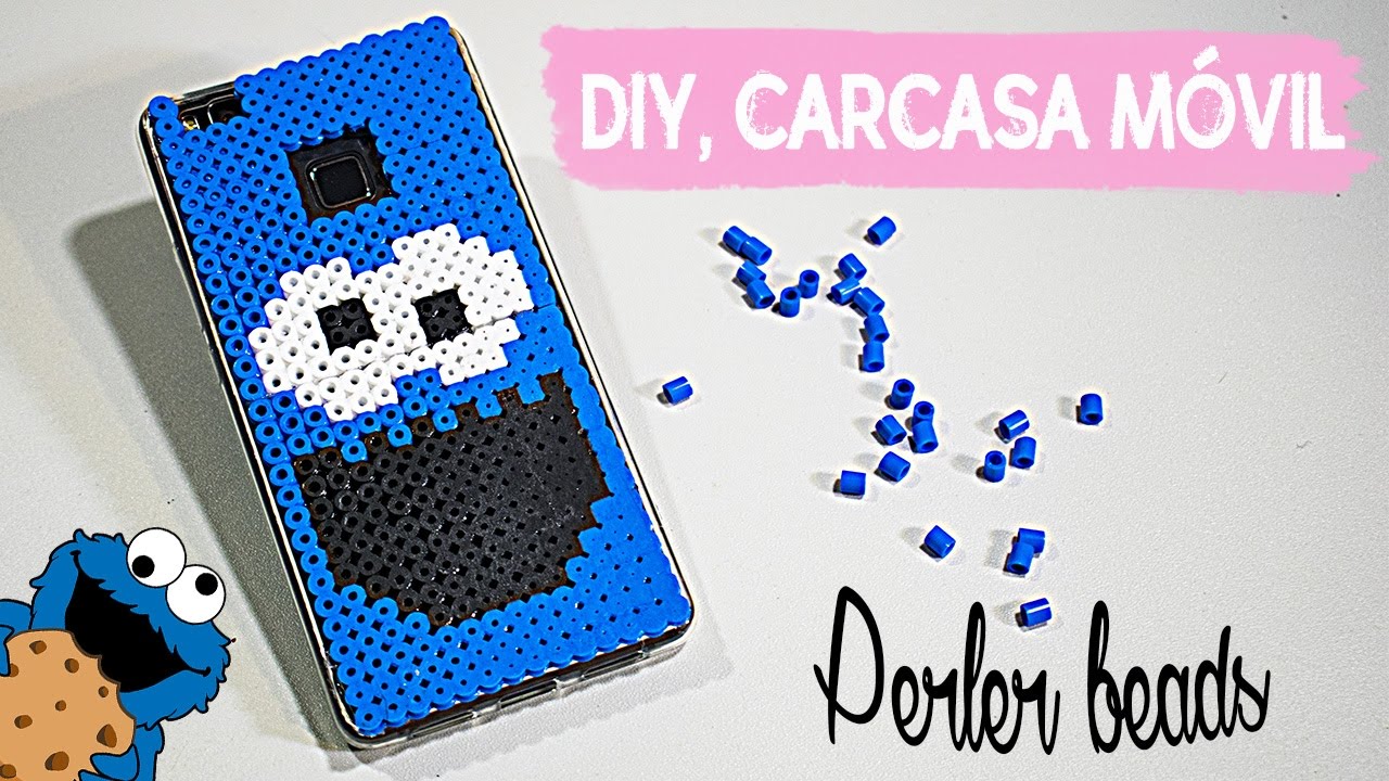 DIY. Carcasa para móvil con hama (perler) beads